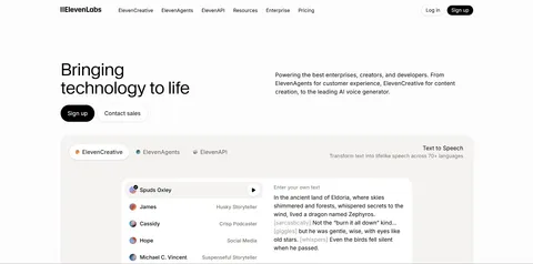 ElevenLabs Gallery
