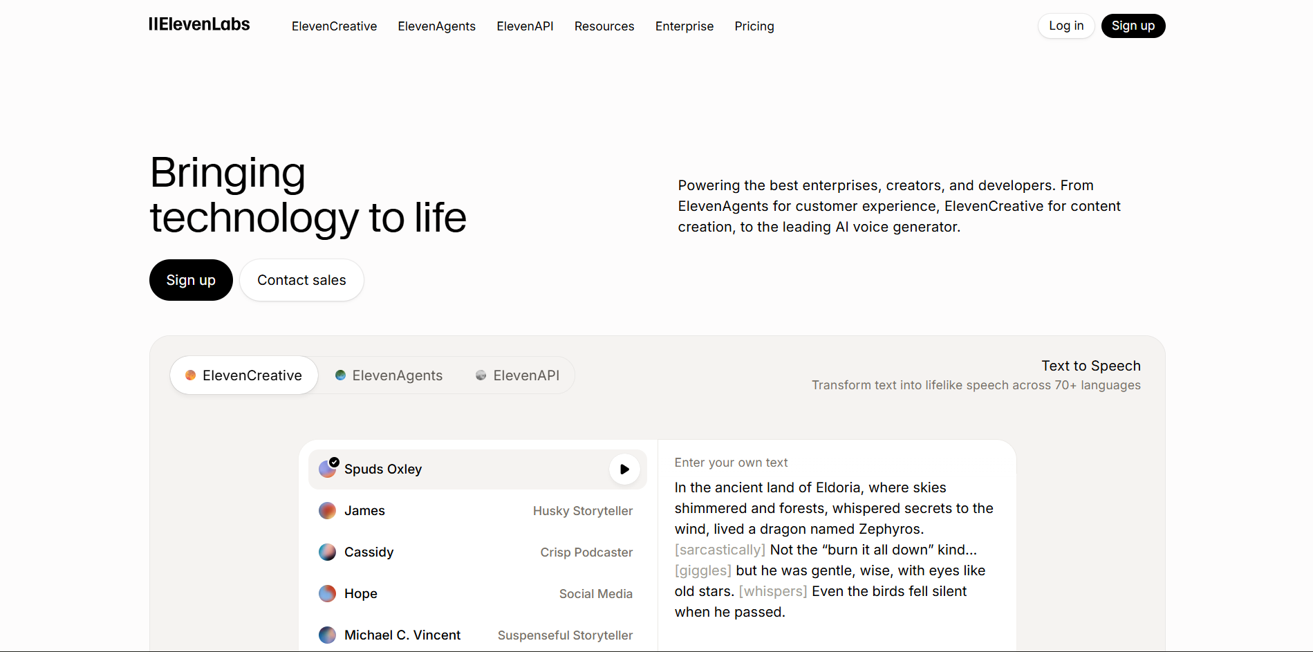 ElevenLabs Preview