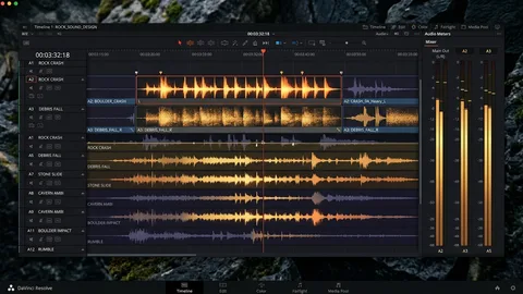 Stone SFX Timeline Audio Waveform Preview