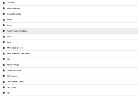 Editing Pack Folder Content Preview