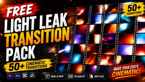 Light Leaks Transitions Preview