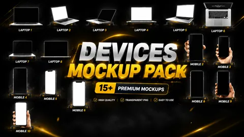 Mobile & Laptop PNG preview