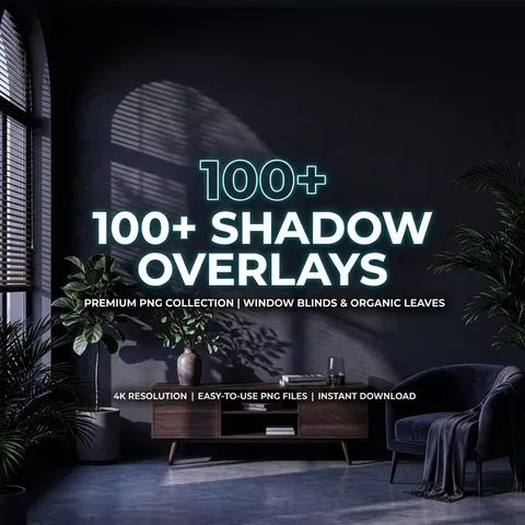 Shadow Overlays PNG 100+