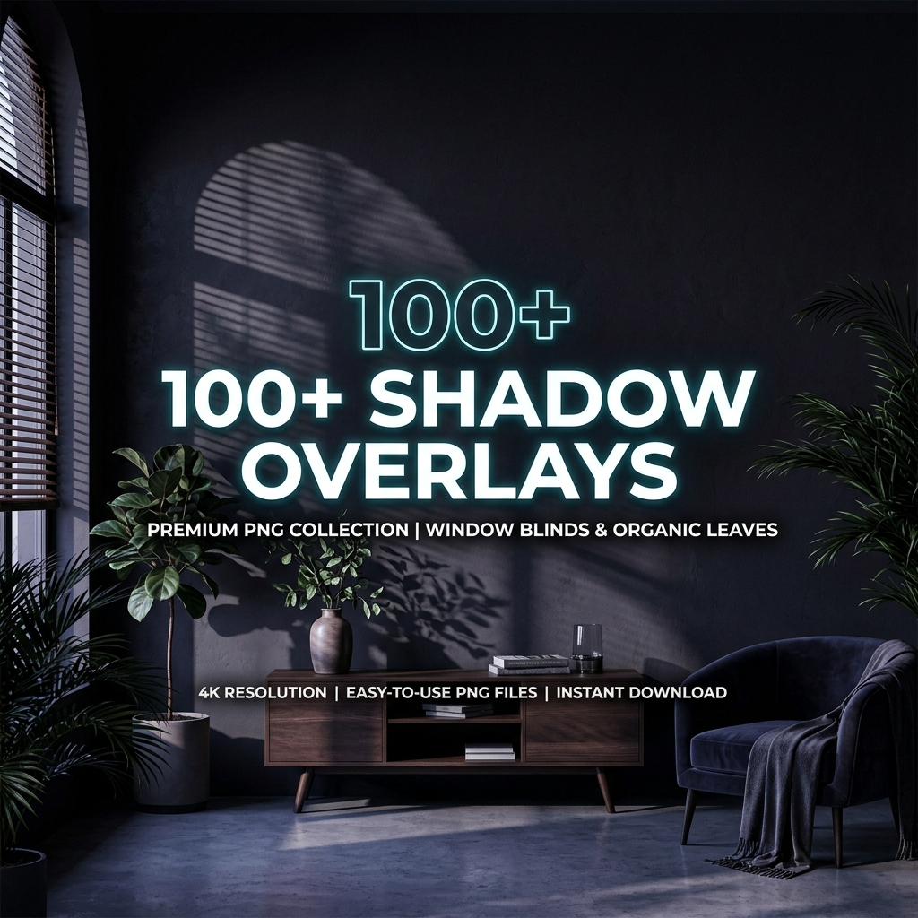 Shadow Overlays PNG 100+ Preview