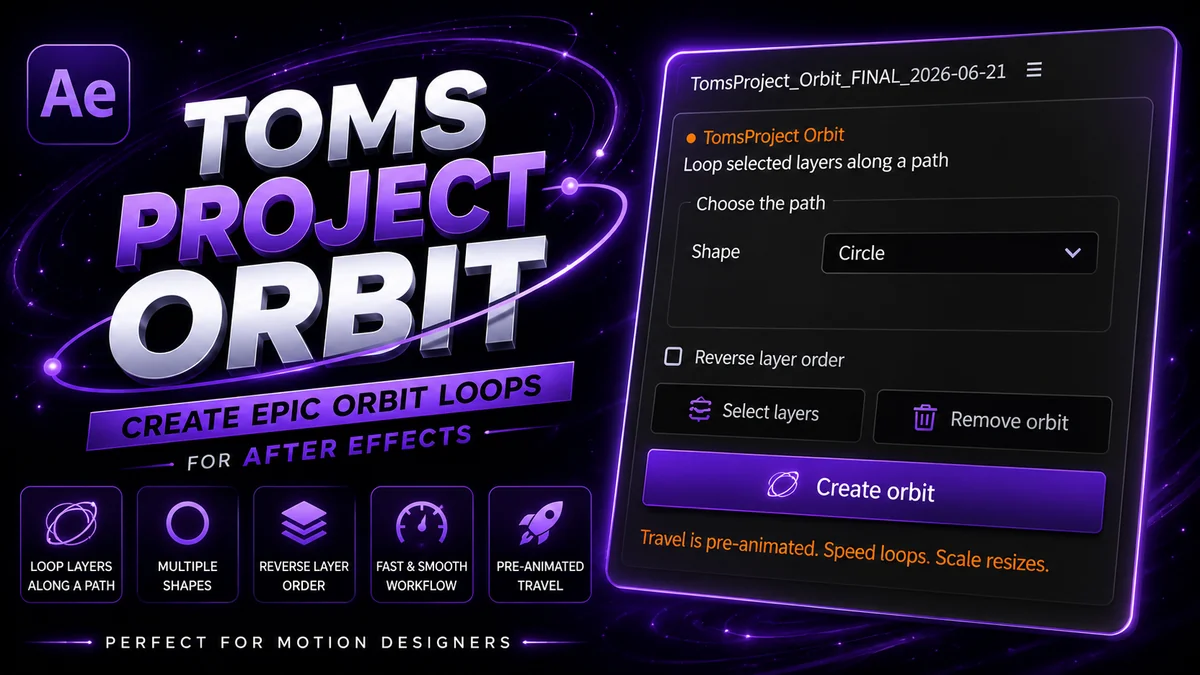Orbit Finer for After Effects